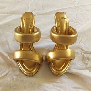 Alexandre Birman Gold Heels - Size 7